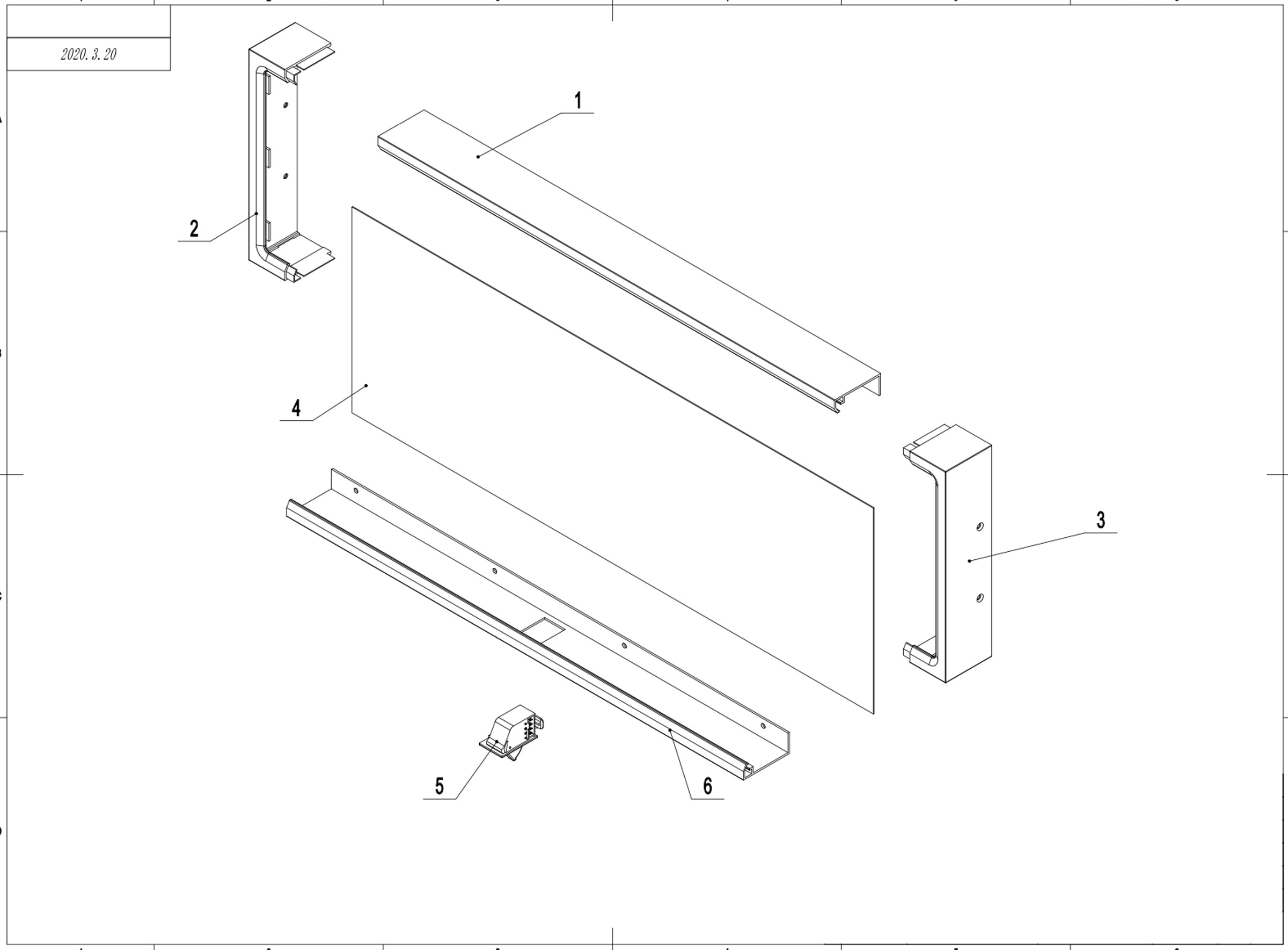 Version 1 - Top Panel Assembly